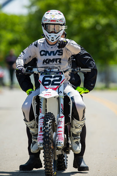 Label Series 10 Custom Motocross Gear - White – rider action view