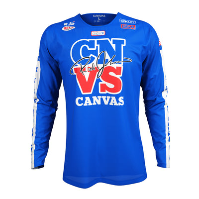 Label Series 5 - Rick Johnson Collectible Jersey - Blue – front view