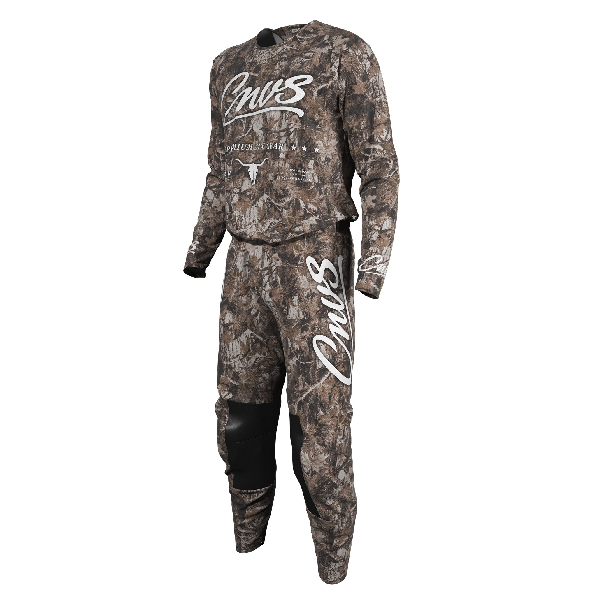 Woodland Camo Custom MX Gear