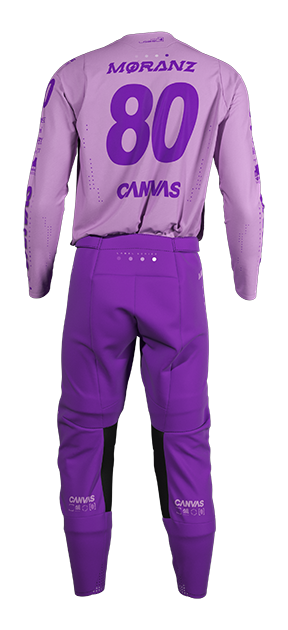 Label Series 4 - Purple - Custom MX Gear – back view