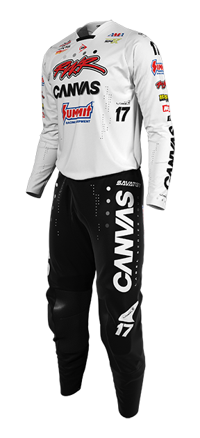 Label Series 4 - Black - Custom MX Gear – rider action view