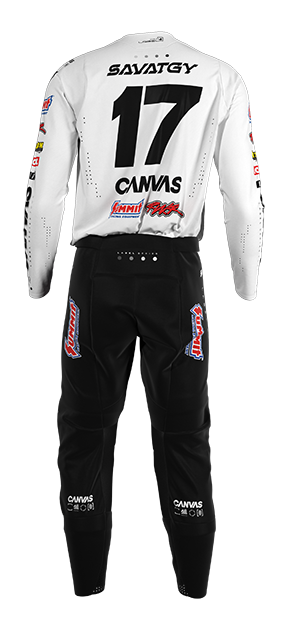 Label Series 4 - Black - Custom MX Gear – back view
