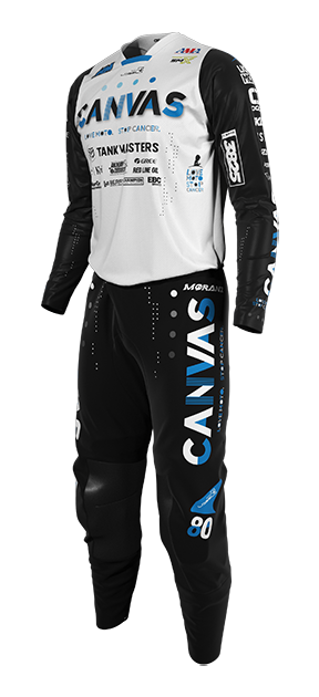 Label Series 4 - St Jude - Custom MX Gear – rider action view