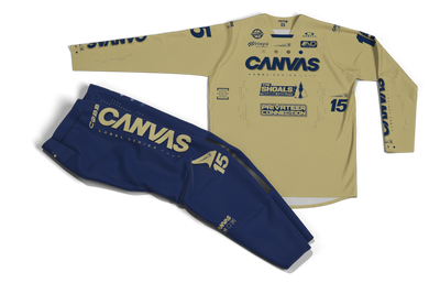 Label Series 4 - Navy - Custom MX Gear – rider action view
