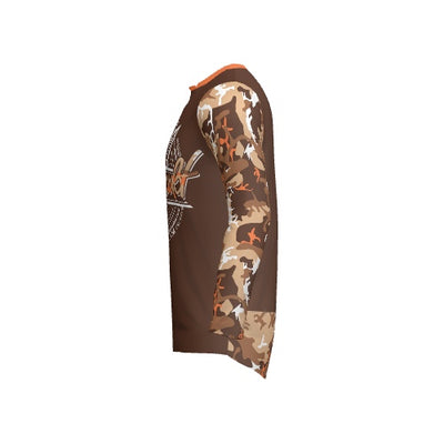 BICYCULT Crew Camo Premium Fit Brown Orange