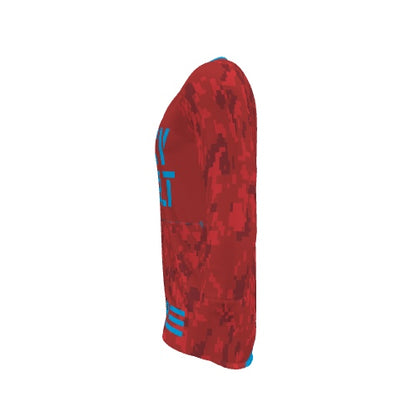 BICYCULT Tactical Division Red-Blue - 3/4 Sleeve