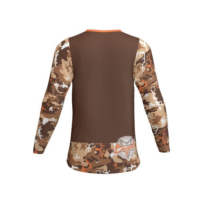 BICYCULT Crew Camo Premium Fit Brown Orange