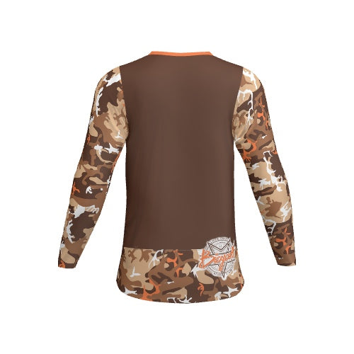 BICYCULT Crew Camo Premium Fit Brown Orange