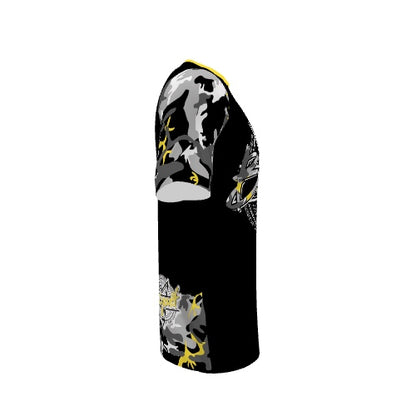 BICYCULT Crew Camo Short Sleeve Black Grey