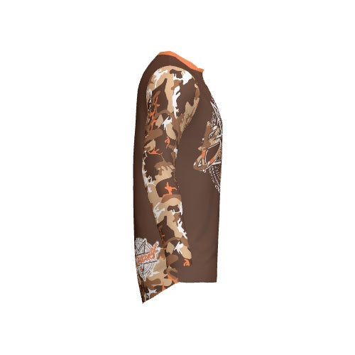 BICYCULT Crew Camo Premium Fit Brown Orange