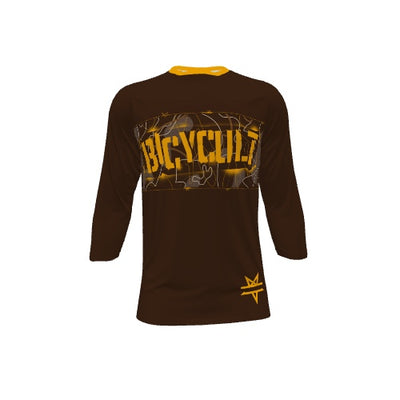 BICYCULT LinedCamo BRWN/Gold 3 Quarter Sleeve